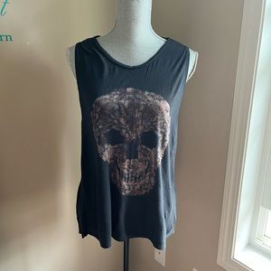 Guess Oversized Skull Tank